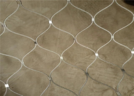 SS316 Diamond Flexible Inox Cable Mesh Zoo Aviary Fence Anti Corrosion