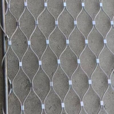 Stairway Falling Curing Stainless Steel Wire Cable Rope  Net For Handrail