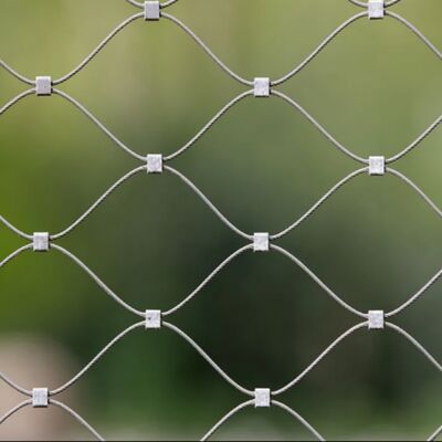 X-Tend 304 316 Stainless Steel Ferrule Rope Mesh For Green Wall Decorative Net