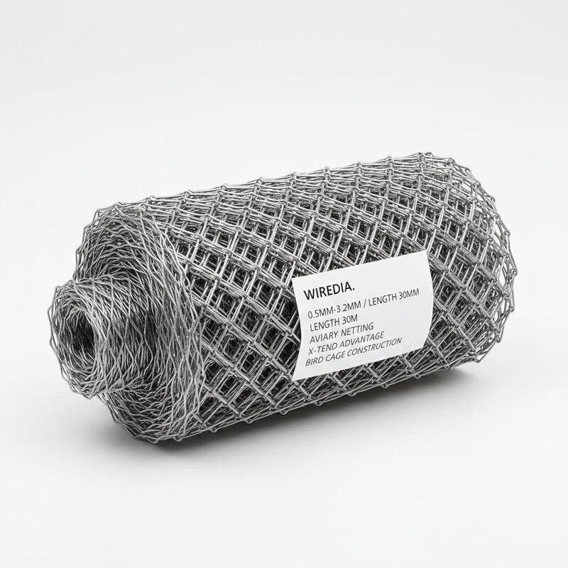Wirediameter 0.5mm To 3.2mm Aviary Wire Netting Roll Length 30m Featuring X-tend Advantage Ideal for Bird Cage Construction