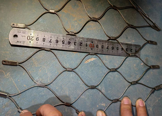 ลวดตาข่ายสำหรับราวบันไดสถาปัตยกรรม ลวดตาข่าย ไม่เป็นสนิม