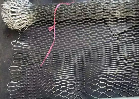 Anti Corrosive Flexibility Ss Rope Mesh สำหรับการขี่สนุก