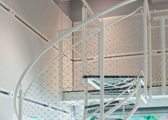 60 มิลลิเมตร Pitch Ferrule Balustrade Cable Mesh 60x104 มิลลิเมตร การเปิด