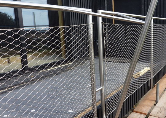 7 X 7 X Tend Cable Mesh ขนาดที่กําหนดเอง สําหรับสวนสัตว์