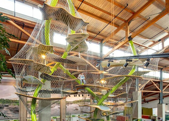 สนามเด็กเล่นที่กําหนดเอง 304 สแตนเลส เรือ Mesh Netting Anti Rust