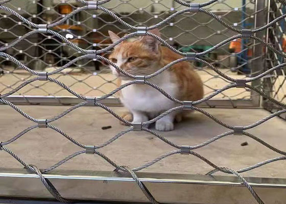 การเคลือบ 1.2 มม สแตนเลส สายใย Mesh แอนติร็อสต์ยืดหยุ่น