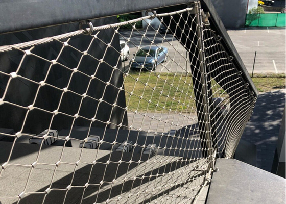 ความยืดหยุ่น Anti Acid Rope Safety Net Customized 2.0 มม สาย