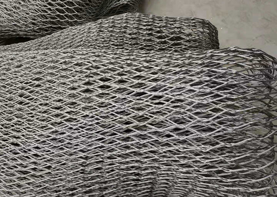 เครื่องยืดหยุ่น เนื้อเหล็กไร้สแตนเลส Ferrule Mesh 7x19 สําหรับความปลอดภัยแขวน