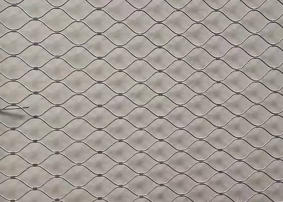 สวนสัตว์ยืดหยุ่น Wire Mesh สแตนเลสเคเบิลป้องกัน