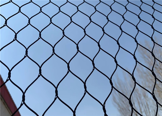 หนาแน่น ทนทาน ไฟฟ้า Netting สายเคเบิลรั้วรั้ว