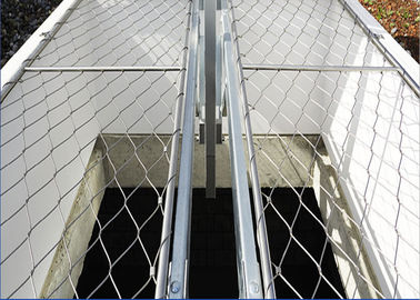 เป็นมิตรกับสิ่งแวดล้อม 3mm Balustrade เคเบิ้ลตาข่าย Stainless Steel
