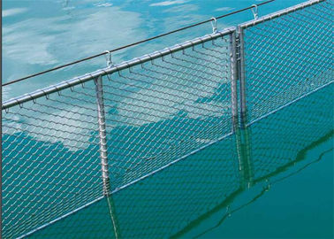 Webnet ยืดหยุ่น Balustrade ลวดตาข่ายสถาปัตยกรรม 7 * 7 สำหรับบันไดสะพาน