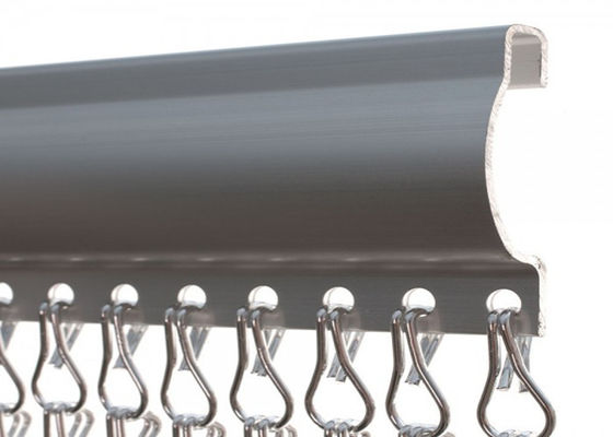 Shiny 12MM ตะขออลูมิเนียม Anodized Hooks ตาข่าย