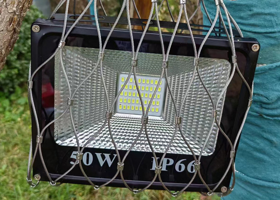 SS304 สายใยสาย Mesh Anti Drop Safety Netting สําหรับเครื่องเสียง Mesh Safety Cover