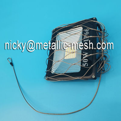 สแตนเลสสาย Mesh แอนติการขโมยกระเป๋าสําหรับหลอดไฟหลอดความปลอดภัย