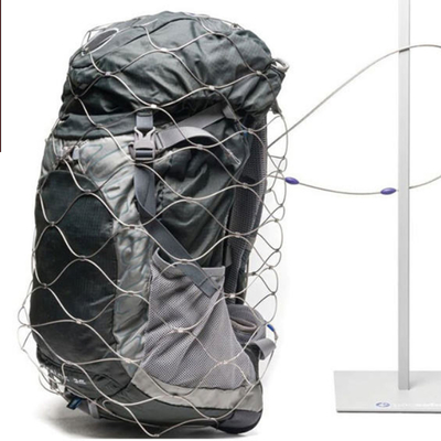 ตาข่ายนิรภัยป้องกันการตกสแตนเลสสตีล ถุงตาข่ายลวดสลิงสแตนเลส