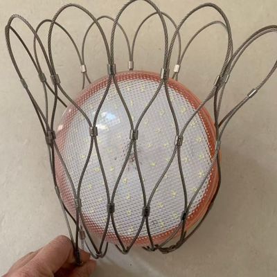  Custom Sizes Available Cruise Ship Lamp Stainless Steel Rope Net Aperture 80mm