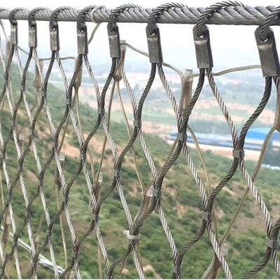 เครือข่ายเคเบิลสแตนเลสเพชรสําหรับการป้องกันความปลอดภัยของสะพาน