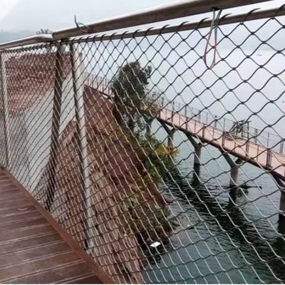 316 304 สแตนเลส สายเคเบิลเครือรั้วสําหรับบันได Railing Balustrade