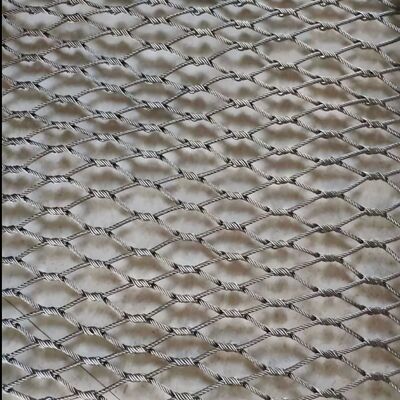 304 นุ่มยืดหยุ่น สแตนเลส โลหะ สายใยสาย Net Mesh สําหรับสวนสัตว์