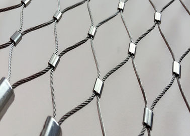 60x60mm SS316 ลวดตาข่าย Inox ยืดหยุ่นสำหรับรั้วสุทธิ