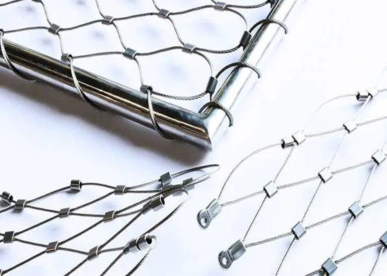 แข็งแรง ทนทาน 316 สแตนเลส สายใย Mesh สําหรับสัตว์ Enclosure